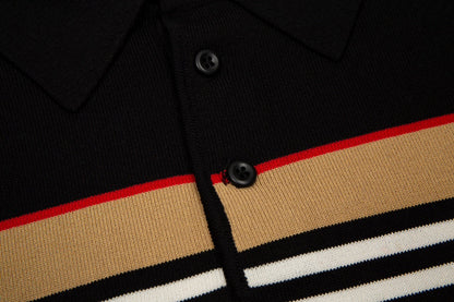 T-shirt tricoté extensible à revers