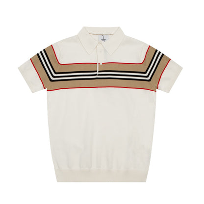 T-shirt tricoté extensible à revers