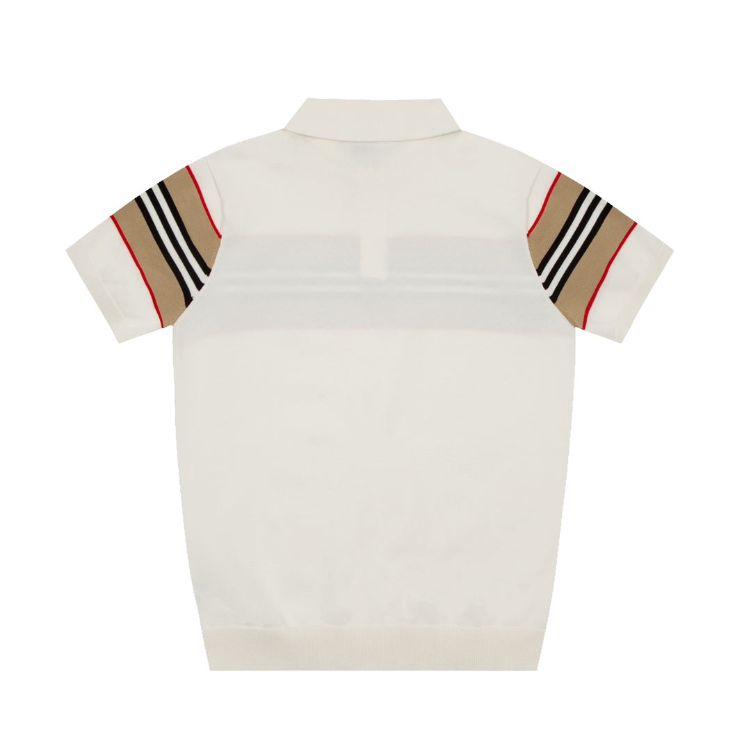 T-shirt tricoté extensible à revers