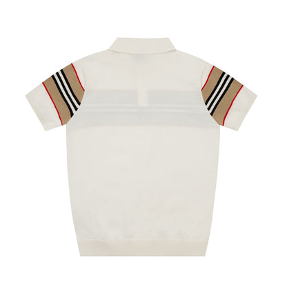 T-shirt tricoté extensible à revers