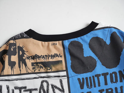 T-shirt à imprimé à carreaux