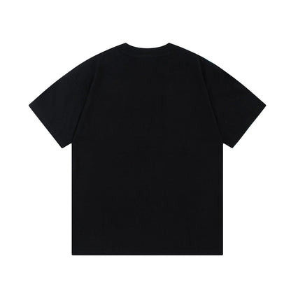 T-shirt imprimé graffiti style éclaboussures d'encre