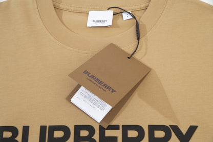 T-shirt classique marron imprimé