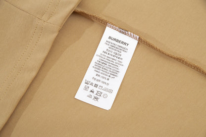 T-shirt classique marron imprimé