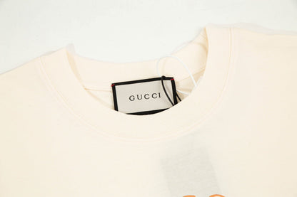 T-shirt beige à imprimé classique