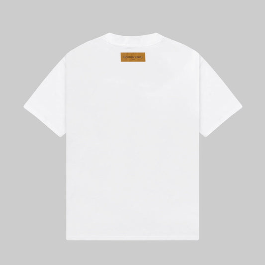 Camiseta con tres estampados jacquard