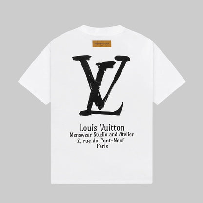 T-shirt imprimé lettres recto verso