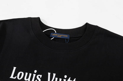 T-shirt imprimé lettres recto verso