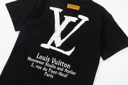 T-shirt imprimé lettres recto verso
